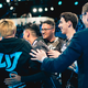 CLG celebrating after their win over Liquid, by Riot Games. Source